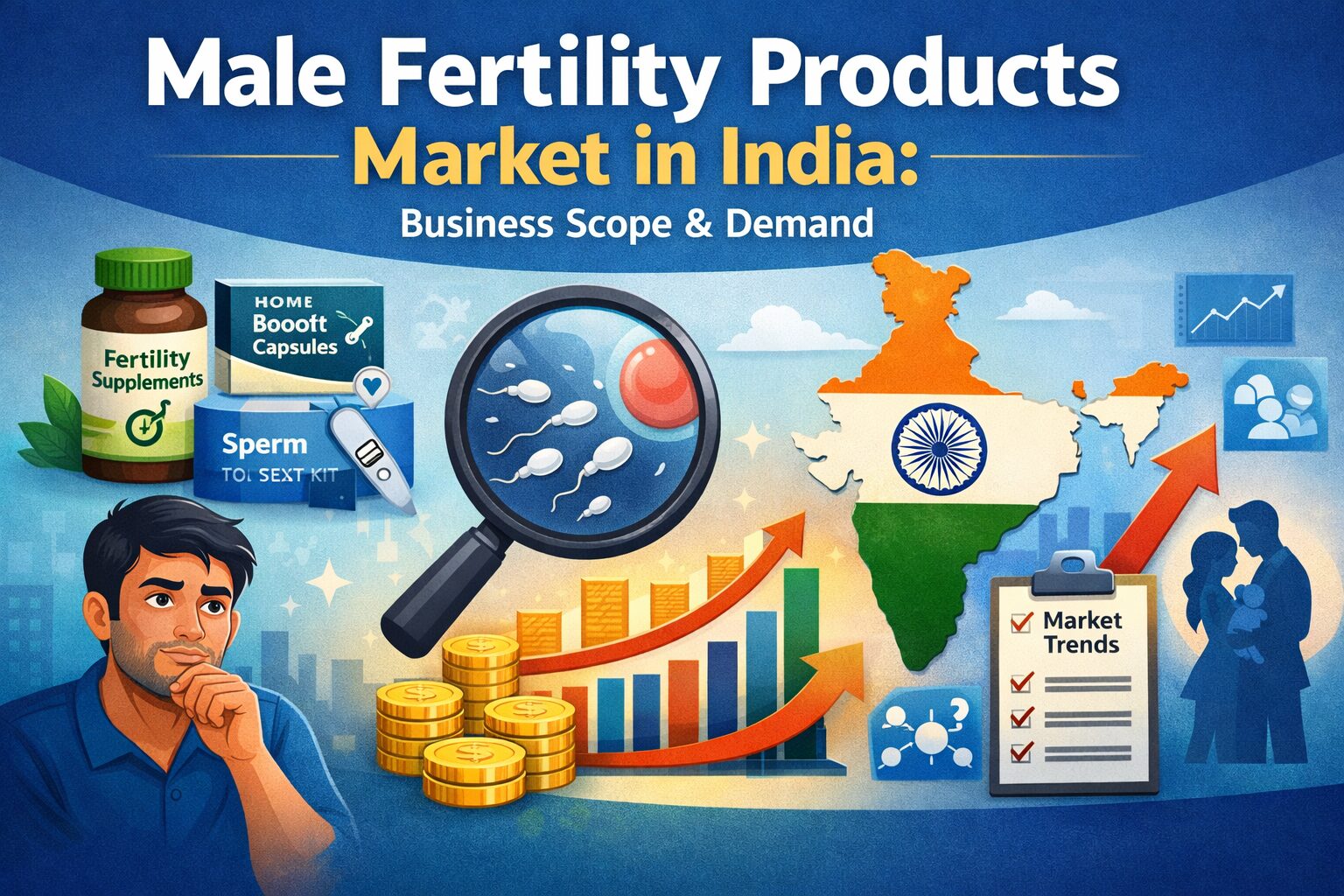 Male Fertility Products Market in India: Business Scope & Demand