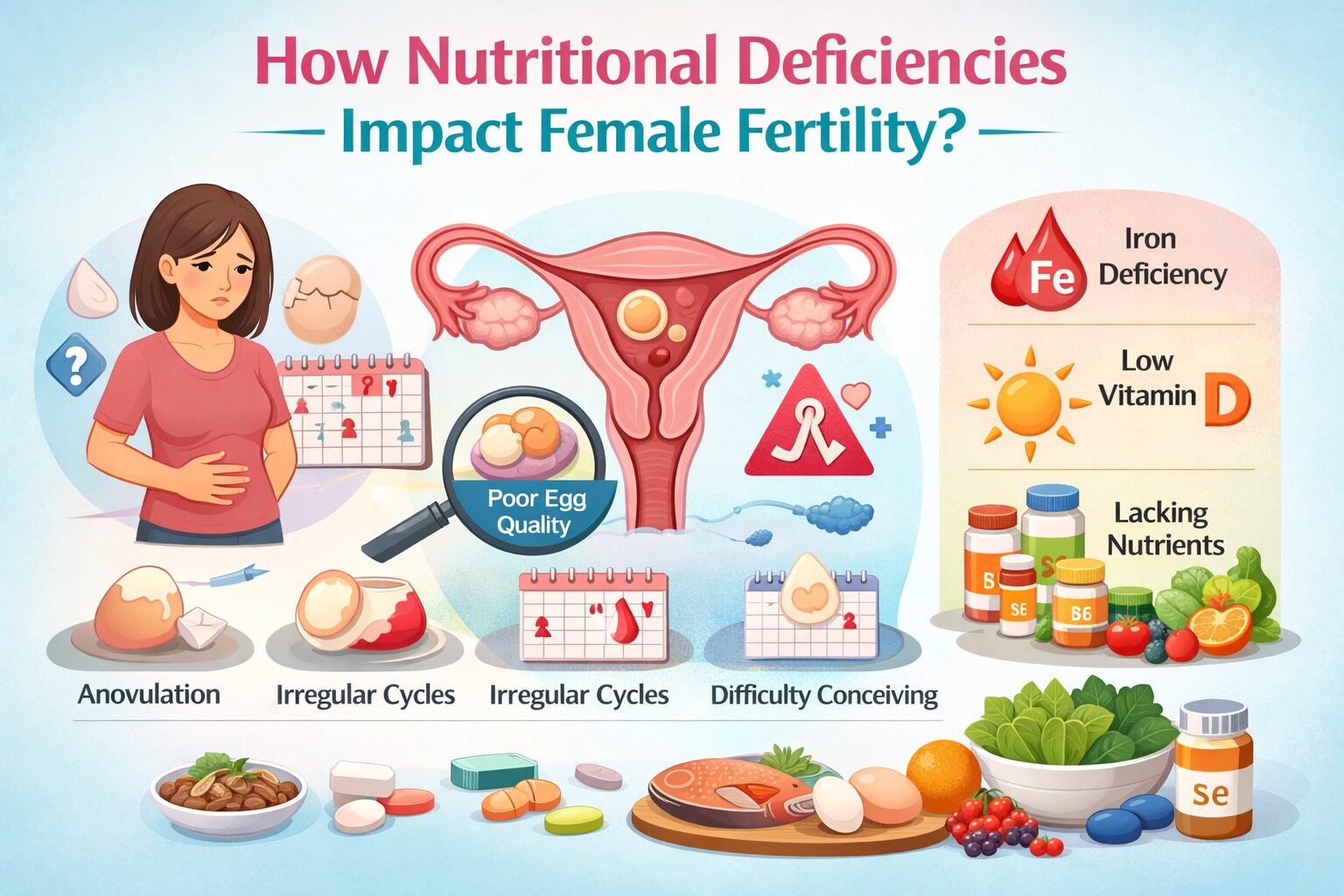 How Nutritional Deficiencies Impact Female Fertility?