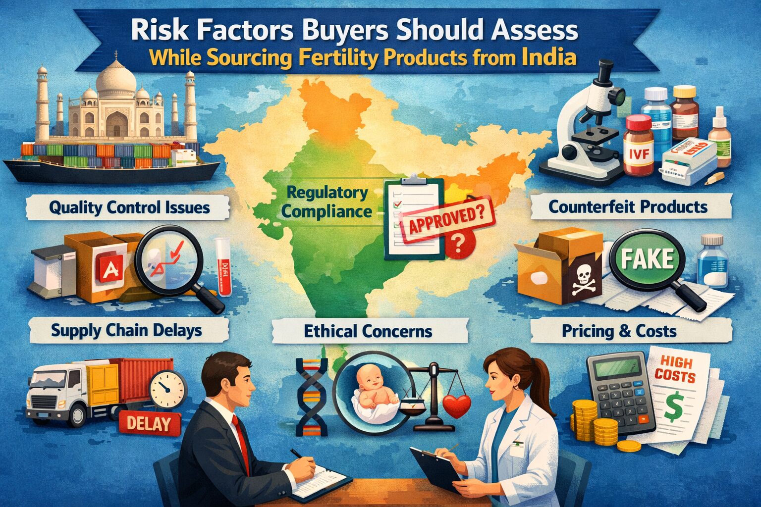 Risk Factors Buyers Should Assess While Sourcing Fertility Products from India