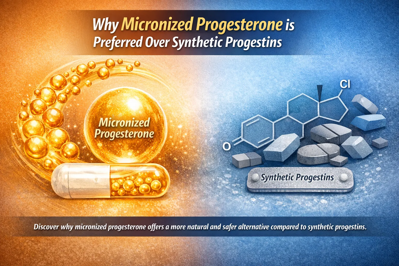 Why Micronized Progesterone is Preferred Over Synthetic Progestins
