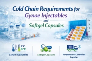 Cold Chain Managment for gynae injectable and softgels
