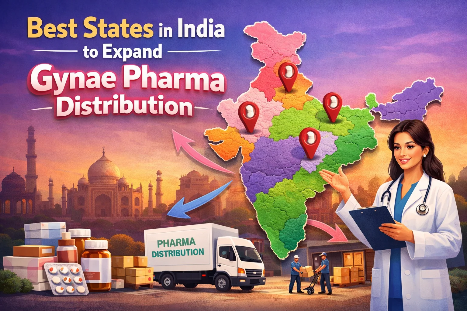 Best States in India to Expand Gynae Pharma Distribution