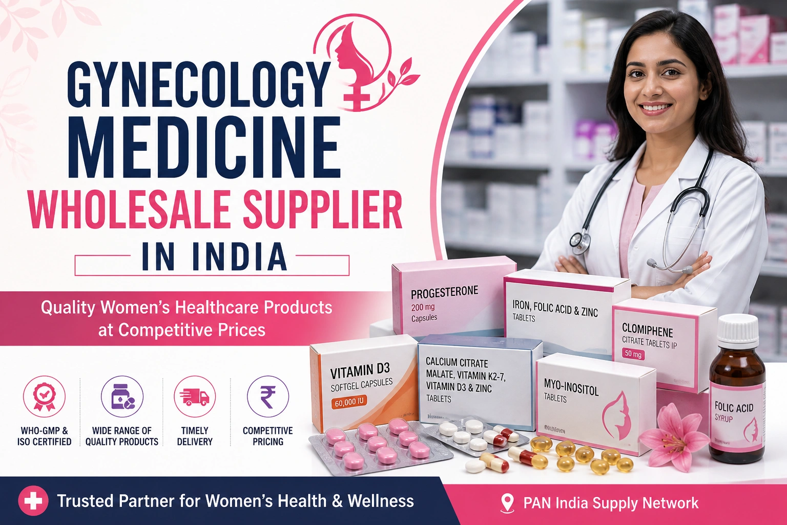 Gynecology Medicine Wholesale Supplier in India