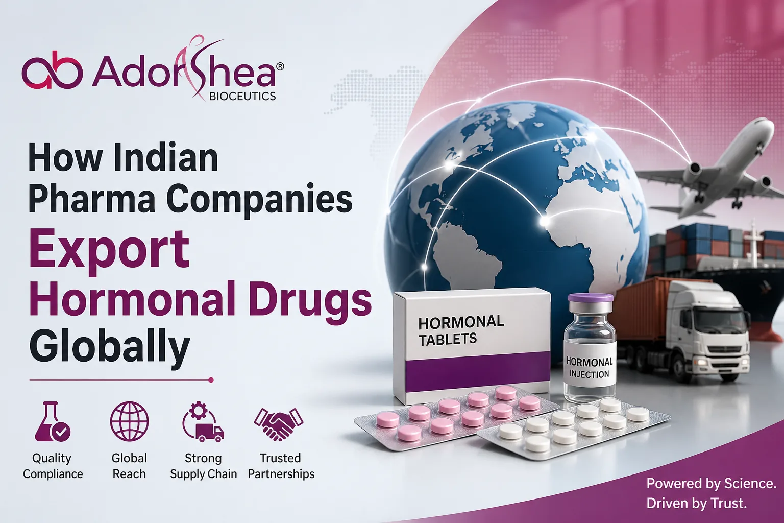 How Indian Pharma Companies Export Hormonal Drugs Globally 