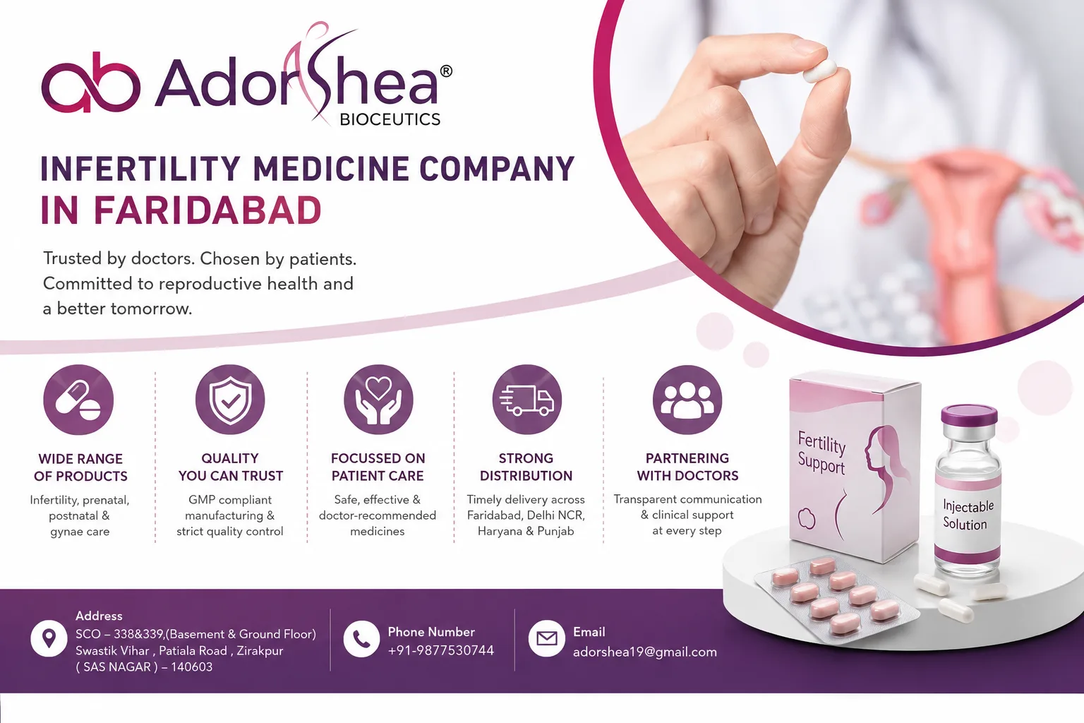 Infertility Medicine Company in Faridabad